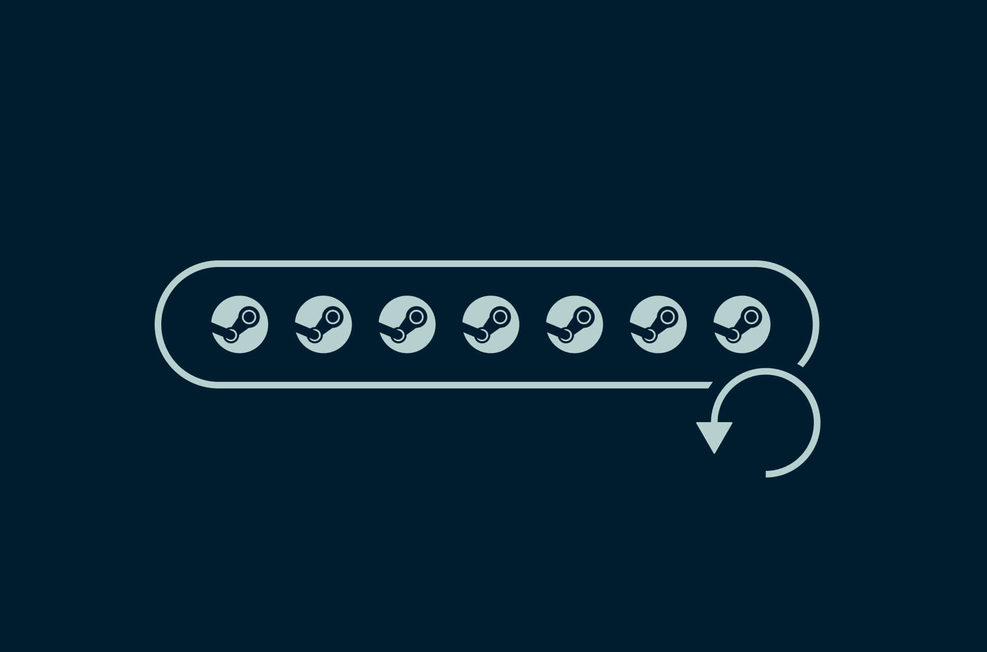 Password field with Steam logo.