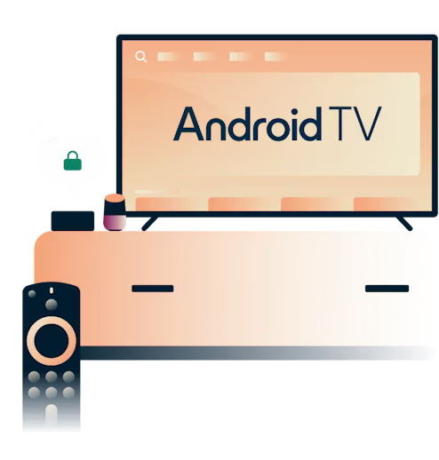 Android TV aman dengan aplikasi ExpressVPN.